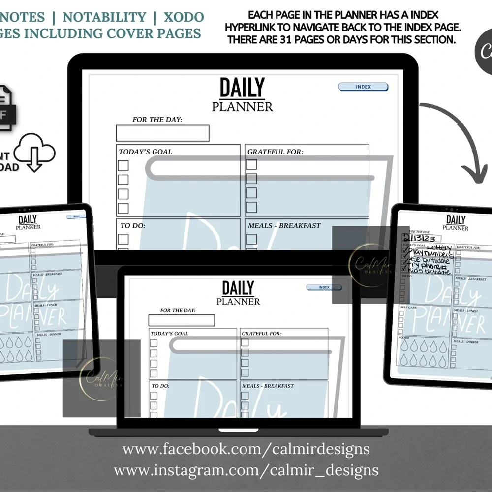 ULTIMATE PARENTS PLANNER - 100 pages - Digital Download NO SHIPPING Editable